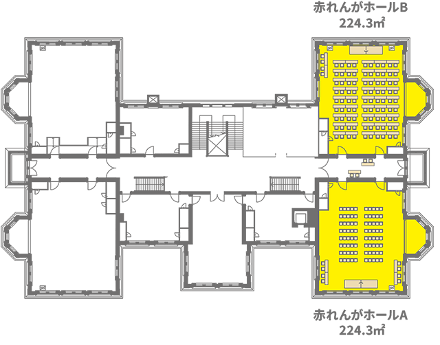 赤れんがホールの図